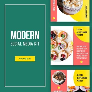 Modern Social Media Kit . Артикул 81450