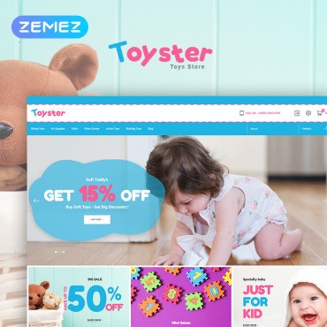 Toyster -   Clean Bootstrap Ecommerce. PrestaShop .  79333