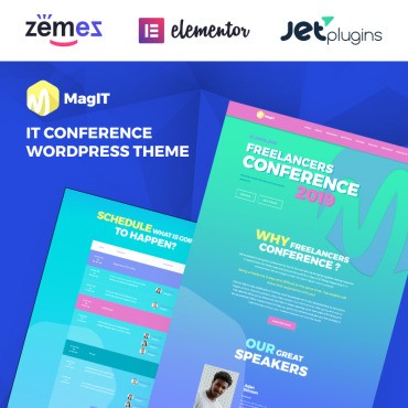MagIT - IT Conference Elementor. WordPress  .  70836