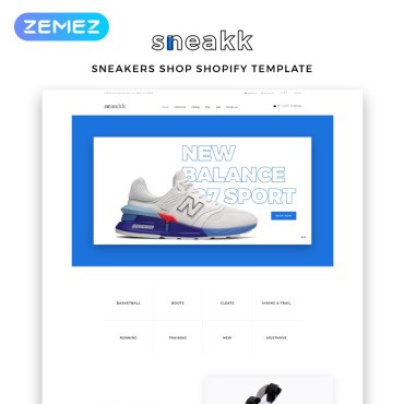 Sneakk -   Multipage Clean. Shopify .  83714