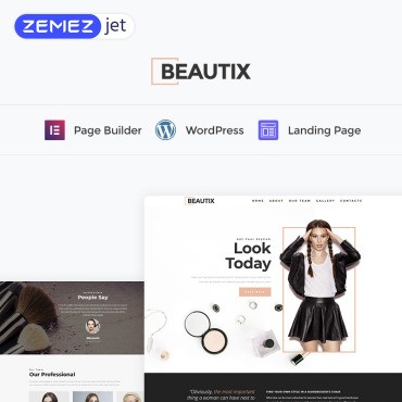 Beautix -   WordPress.  Landing Page.  73464
