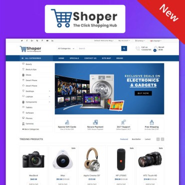   Shopper Electronics. OpenCart .  99085