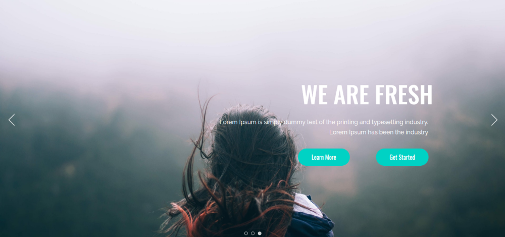 Theone - одностраничный параллакс