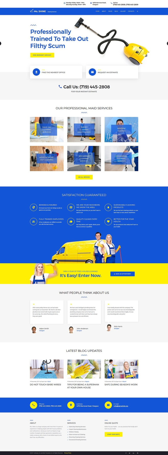 Мисс Шайн - Услуги по уборке