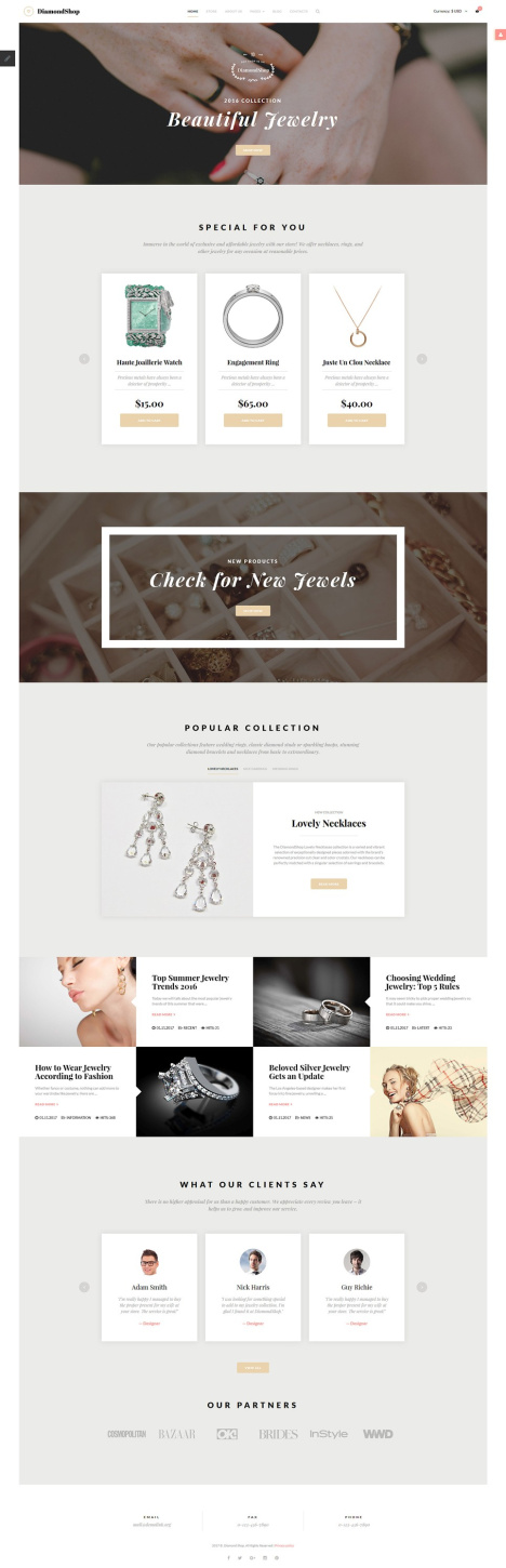 DiamondShop - Ювелирный магазин