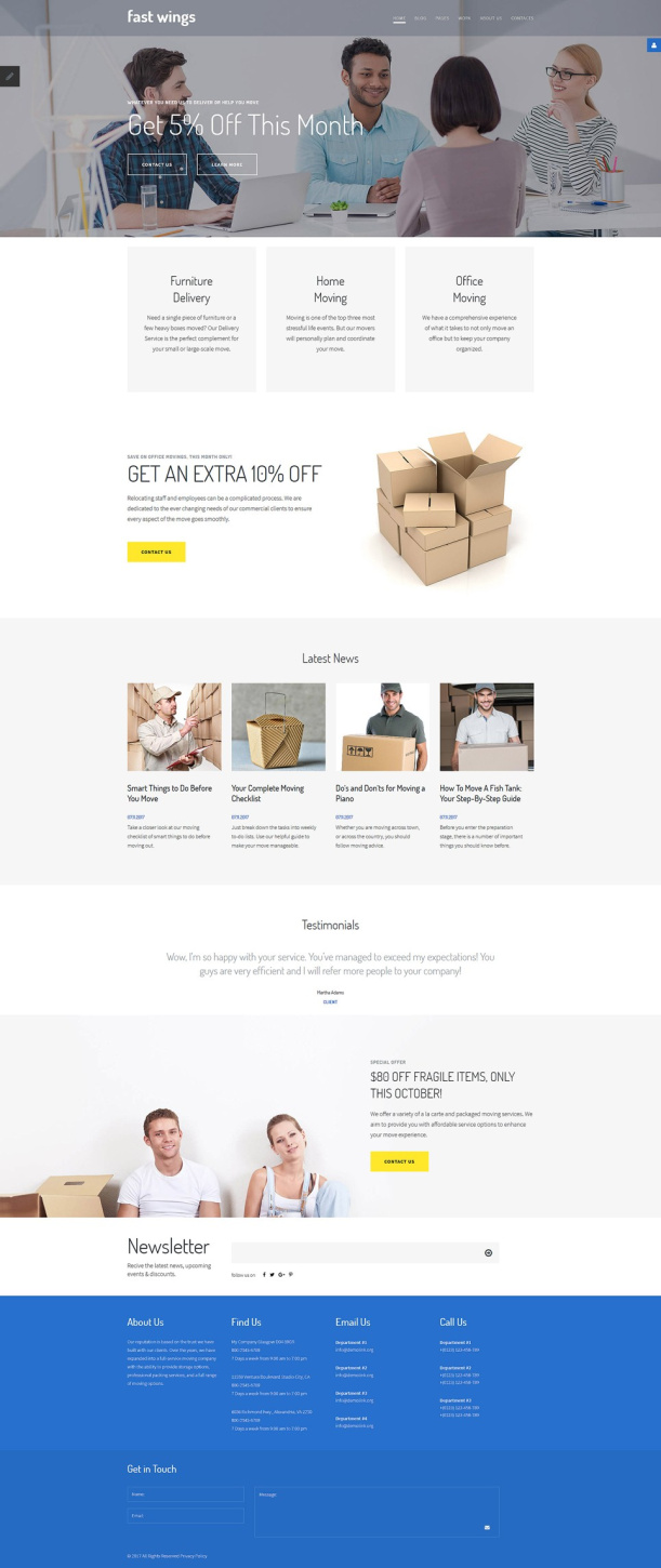 Joomla шаблон. Артикул 65104